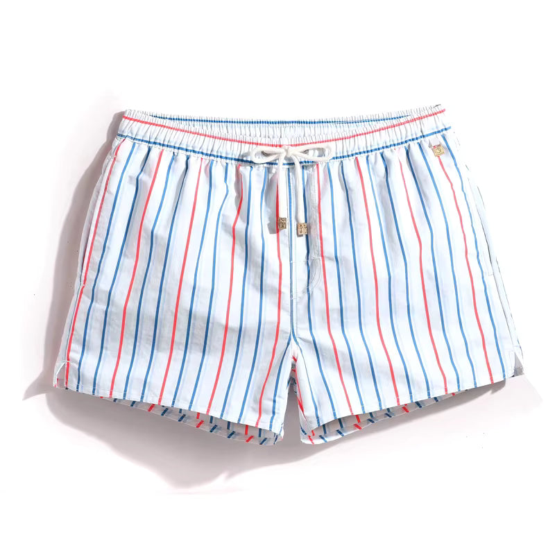 Shorts Mare Righe Multicolor Uomo